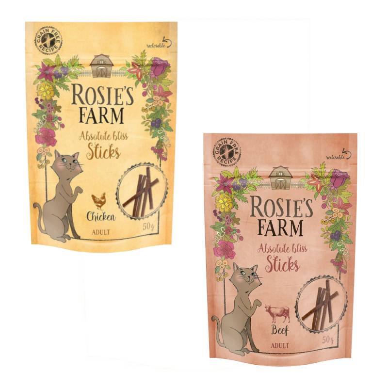Rosie's Farm Snack-Mix - "Sticks" (Je 1x Huhn & Rind) von Rosie's Farm
