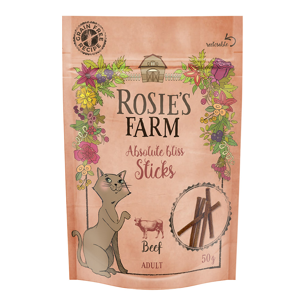Rosie's Farm Snack "Sticks" Rind - 50 g von Rosie's Farm