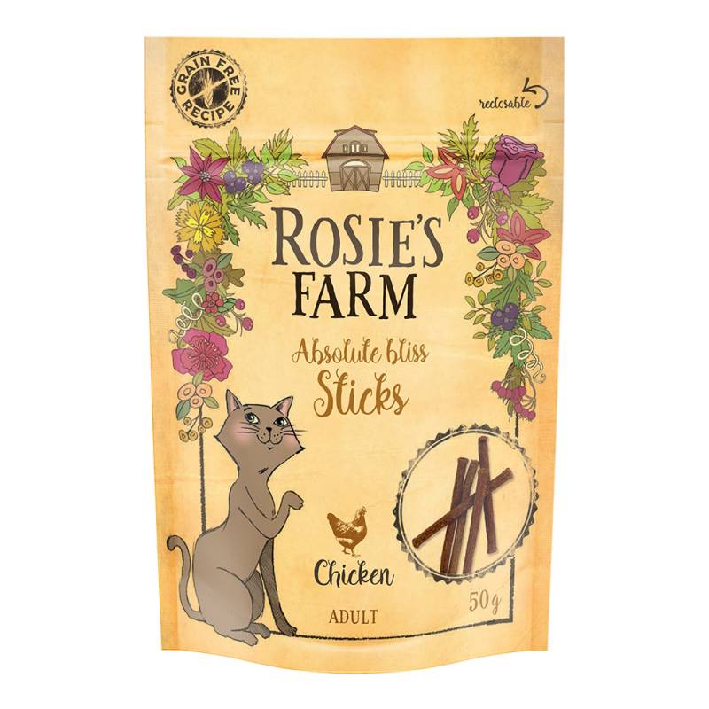 Rosie's Farm Snack zum Sonderpreis! - "Sticks" Huhn (50 g) von Rosie's Farm