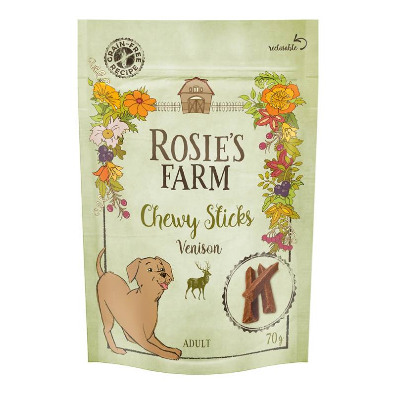 Rosie's Farm Snacks zum Sonderpreis! - 70 g "Chewy Sticks" Wild von Rosie's Farm