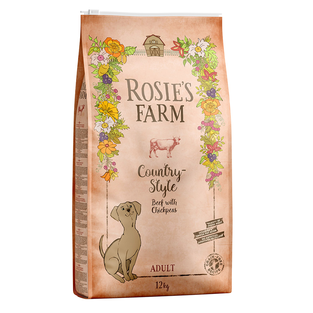 Sparpaket Rosie's Farm 2 x 12 kg - Rind Sparpaket Rosie's Farm 2 x 12 kg - Rind von Rosie's Farm