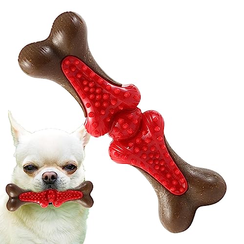 Rosixehird Kausnacks für Welpen zum Zahnen - Puppy Bone Langlebiges interaktives Hundespielzeug gegen Langeweile,Beißspielzeug für Welpen, Hundespielzeug für Spaß und Training, Hundespielzeug von Rosixehird