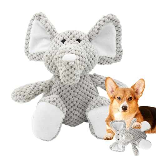 Rosixehird Quietschendes Stofftier-Hundespielzeug - Kauspielzeug für Hunde, Haustierspielzeug, Plüschtier - Kleines ausgestopftes Kauspielzeug für Welpen, verschleißfest, leicht, interaktive von Rosixehird