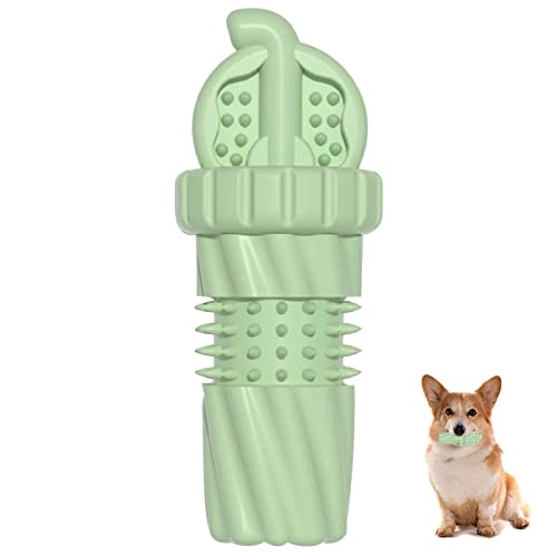 Rosixehird Kauspielzeug für Hunde - Rubber Barbed Cola Cup Shape Unzerstörbares Hundespielzeug für die Reinigung der Hundezähne,Hundespielzeug in Cola Cup-Form, langlebiges Kauspielzeug von Rosixehird