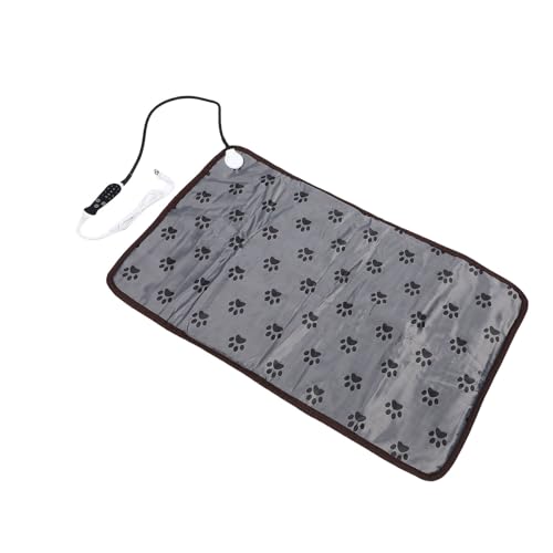 Haustier Heizkissen, Temperatur Einstellbar Hund Beheizte Matte, Digitalanzeige Smart Beheiztes Hundebett, 9 Einstellbar Modi, Welpen Heizkissen Matte für Hunde, Katzen, Kaninchen, Huhn von Rosvola
