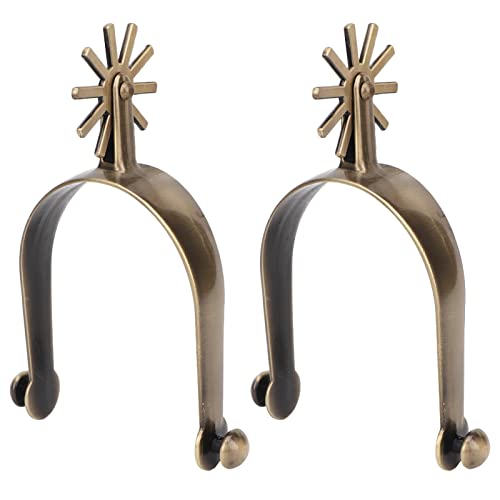 Rosvola Westernsporen, Vintage Pferdesporen aus Zinklegierung Zum Reiten Western Sporen Damen Sporen Reiten für das Reitenvon Pferden Rosvola Westernsporen, Vintage Pferdesporen aus Zinklegierung Zum Reiten Western Sporen Damen Sporen Reiten für das Reitenvon Pferden von Rosvola
