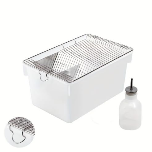 Rotulark Großer Labor Mäusekäfig Labor Ratten Nager Zuchtkäfig Kleintierkäfig (XL) von Rotulark