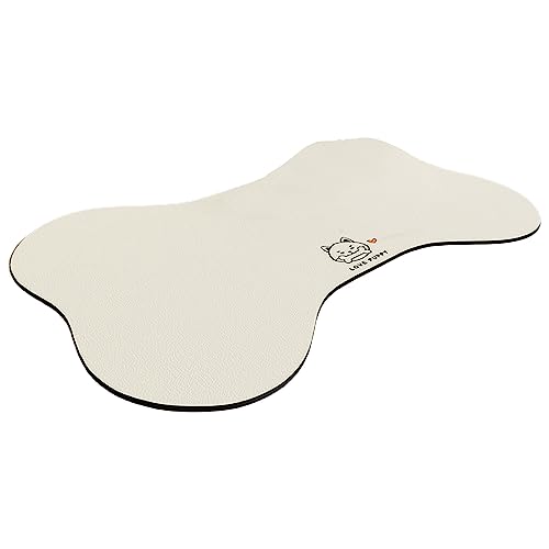Rotyroya Hundenapfmatte, schnell trocknende Hundewasserspendermatte, kratzfestes Haustierzubehör Beige S Rotyroya Hundenapfmatte, schnell trocknende Hundewasserspendermatte, kratzfestes Haustierzubehör Beige S von Rotyroya