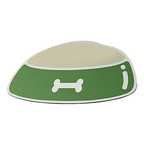 Rotyroya Hundenapfmatte Haustier Katze Hundefutterspender Matte Kreatives Haustierzubehör Grün S Rotyroya Hundenapfmatte Haustier Katze Hundefutterspender Matte Kreatives Haustierzubehör Grün S von Rotyroya