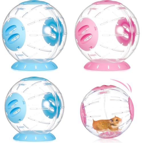 RoundFunny Hamster-Trainingsball, 20 cm, transparent, Laufrad, Laufball, Spielzeug, fördert die Gesundheit, reduziert Stress, leicht zu reinigen, für syrische Zwerghamster, Rennmäuse, Mäuse, kleine RoundFunny Hamster-Trainingsball, 20 cm, transparent, Laufrad, Laufball, Spielzeug, fördert die Gesundheit, reduziert Stress, leicht zu reinigen, für syrische Zwerghamster, Rennmäuse, Mäuse, kleine von RoundFunny