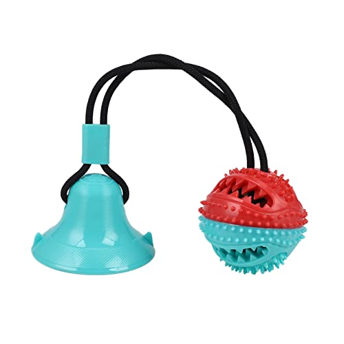 Rous Multifunktionales Haustier Molar BeißEn Spielzeug Interaktiver Spaß Haustier Leakage Essen Spielzeug mit Saug Napf Haustiere Ball Spielzeug Haustier (Blau) von Rous