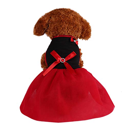 Haustier Kleidung Hund Katze Kleidung，Haustier-Frühling und Sommer Breathable dünner Rock-Prinzessin Dog Clothing Pet Dog Skirt von Routinfly