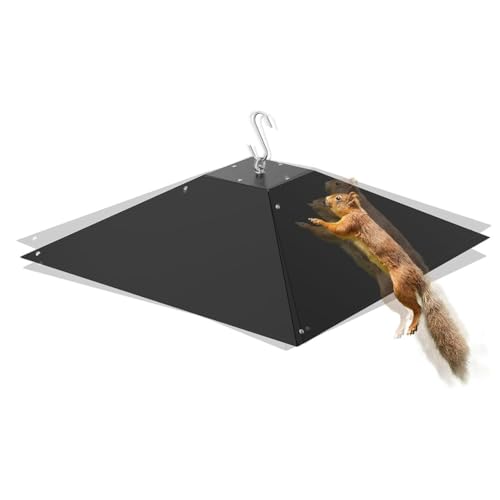 Roxvue Eichhörnchenschutz Aus Metall zum Aufhängen, Eichhörnchensicherer Schutz für Vogelfutterspender, Wetterfester Eichhörnchenschutz zum Aufhängen im Freien Roxvue Eichhörnchenschutz Aus Metall zum Aufhängen, Eichhörnchensicherer Schutz für Vogelfutterspender, Wetterfester Eichhörnchenschutz zum Aufhängen im Freien von Roxvue