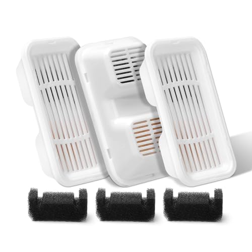 Roxvue Hundewasserbrunnenfilter für 170 Oz/1.3Gal Haustierwasserbrunnen Ersatzfilter Wasserfilter Schwämme 3+3 Roxvue Hundewasserbrunnenfilter für 170 Oz/1.3Gal Haustierwasserbrunnen Ersatzfilter Wasserfilter Schwämme 3+3 von Roxvue