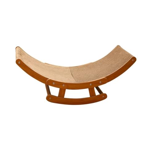 Roxvue Katzen-Loungebett Aus mit Abnehmbarem Katzenkratzbrett Aus Wellpappe, Abgenutzter Katzenschaber, Krallenschleifspielzeug L von Roxvue