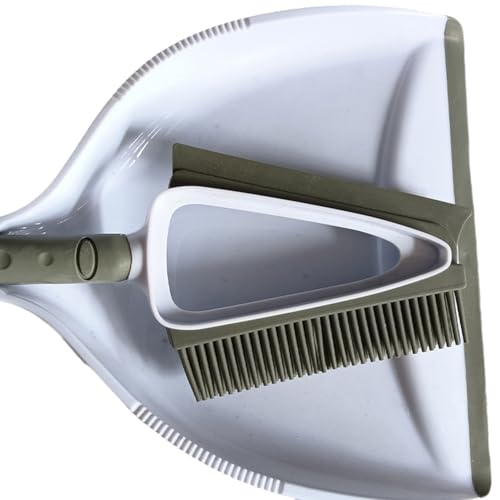 Roxvue Multifunktionale Tierhaar-Reinigungsbürste, 3-in-1-Set, Haarentferner, Mini-Kehrschaufel, Reinigungswerkzeug A von Roxvue