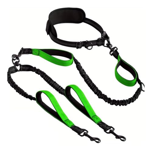 Roxvue Reflektierende Doppel-Hundeleine für 2 Hunde, Gepolsterte Griffe, Doppel-Hundeleine für Mittelgroße und Große Hunde, Training, Joggen, D Roxvue Reflektierende Doppel-Hundeleine für 2 Hunde, Gepolsterte Griffe, Doppel-Hundeleine für Mittelgroße und Große Hunde, Training, Joggen, D von Roxvue