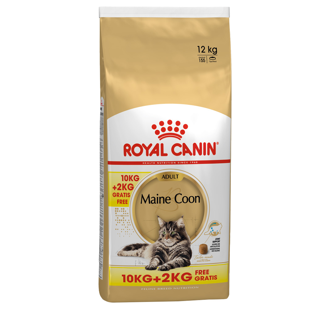 2 kg gratis! 12 kg Royal Canin im Bonusbag - Maine Coon Adult von Royal Canin Breed