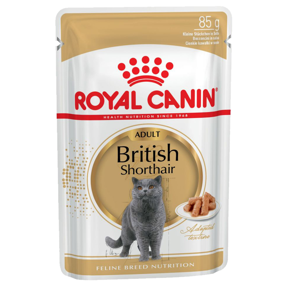 Royal Canin British Shorthair Adult in Soße - Sparpaket: 96 x 85 g von Royal Canin Breed