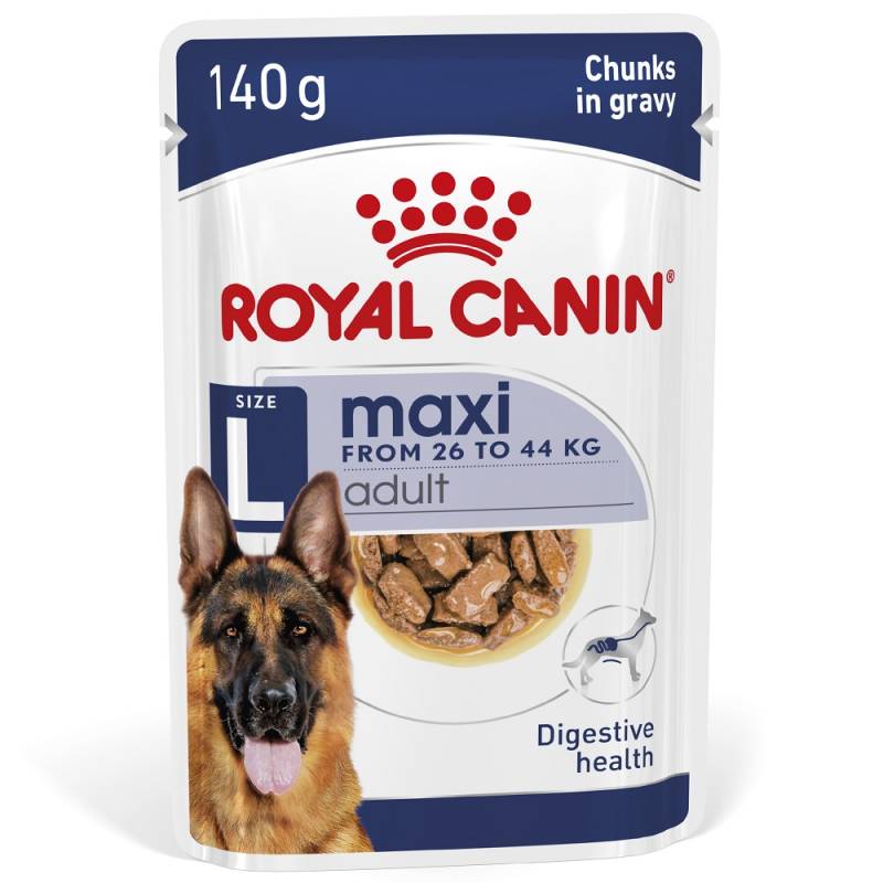 Royal Canin Maxi Adult in Soße - Sparpaket: 20 x 140 g von Royal Canin Size