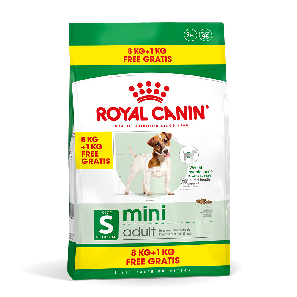 Royal Canin Mini Adult  - 8 kg + 1 kg gratis! von Royal Canin Size