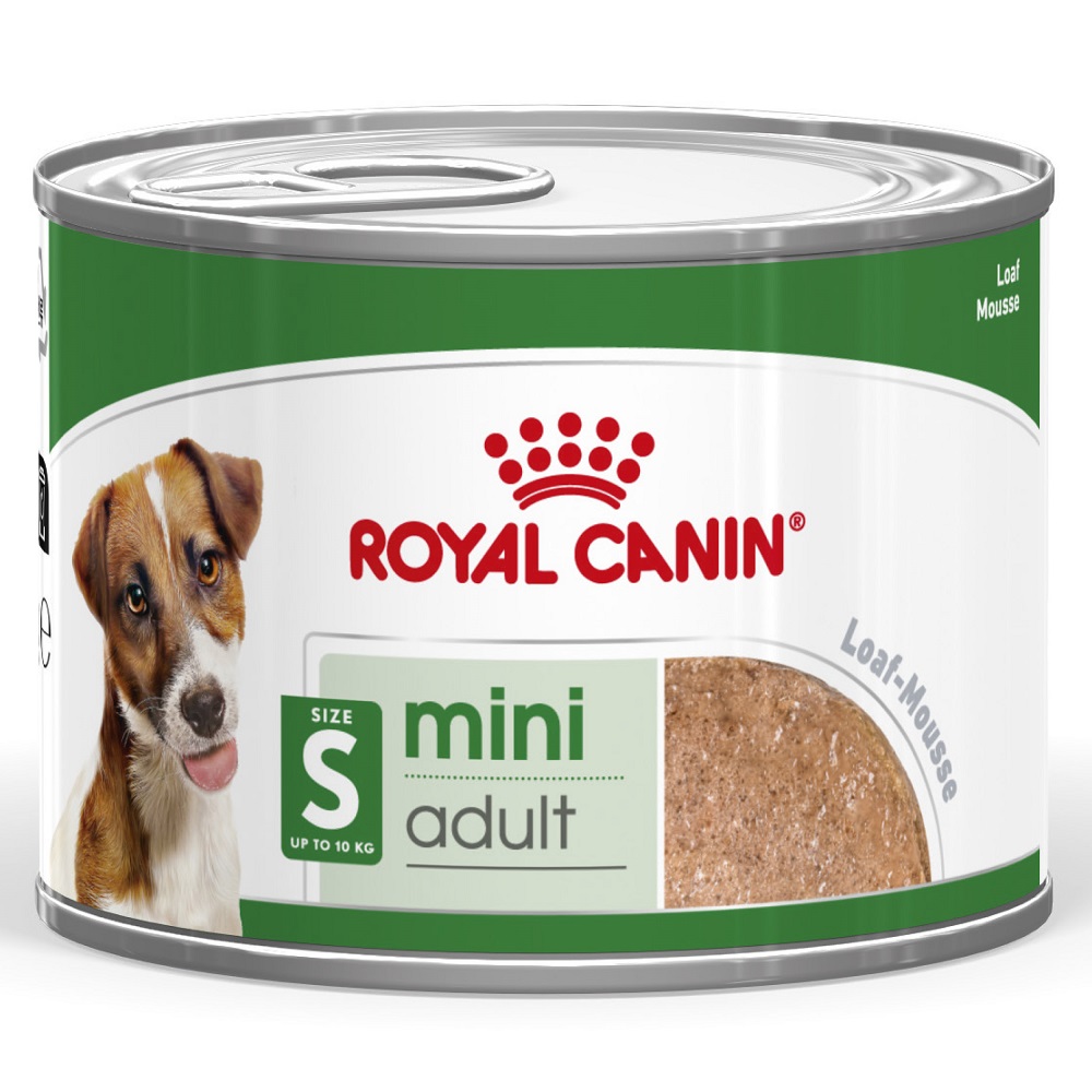 Royal Canin Mini Adult Mousse - Sparpaket: 48 x 195 g Royal Canin Mini Adult Mousse - Sparpaket: 48 x 195 g von Royal Canin Size