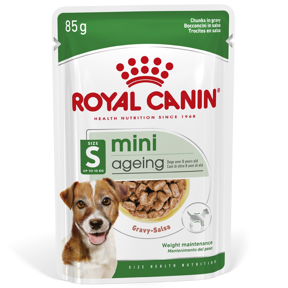 Royal Canin Mini Ageing 12 + in Soße - Sparpaket: 48 x 85 g von Royal Canin Size