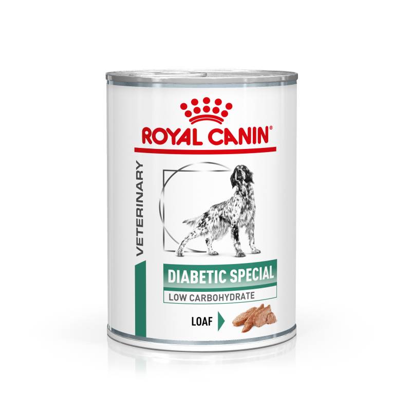 Royal Canin Veterinary Canine Diabetic Special Low Carbohydrate Mousse  - 12 x 410 g von Royal Canin Veterinary Diet