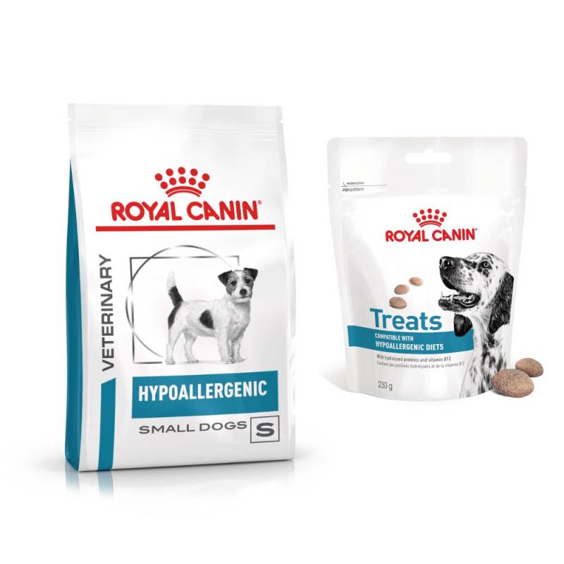 Royal Canin Veterinary Canine Hypoallergenic + 230 g Snack gratis! - Hypoallergenic Small Dog 3,5 kg Royal Canin Veterinary Canine Hypoallergenic + 230 g Snack gratis! - Hypoallergenic Small Dog 3,5 kg von Royal Canin Veterinary Diet