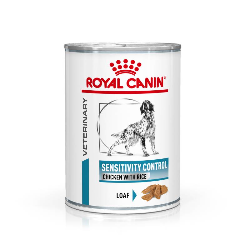 Royal Canin Veterinary Canine Sensitivity Control Huhn & Reis Mousse - Sparpaket: 24 x 410 g von Royal Canin Veterinary Diet