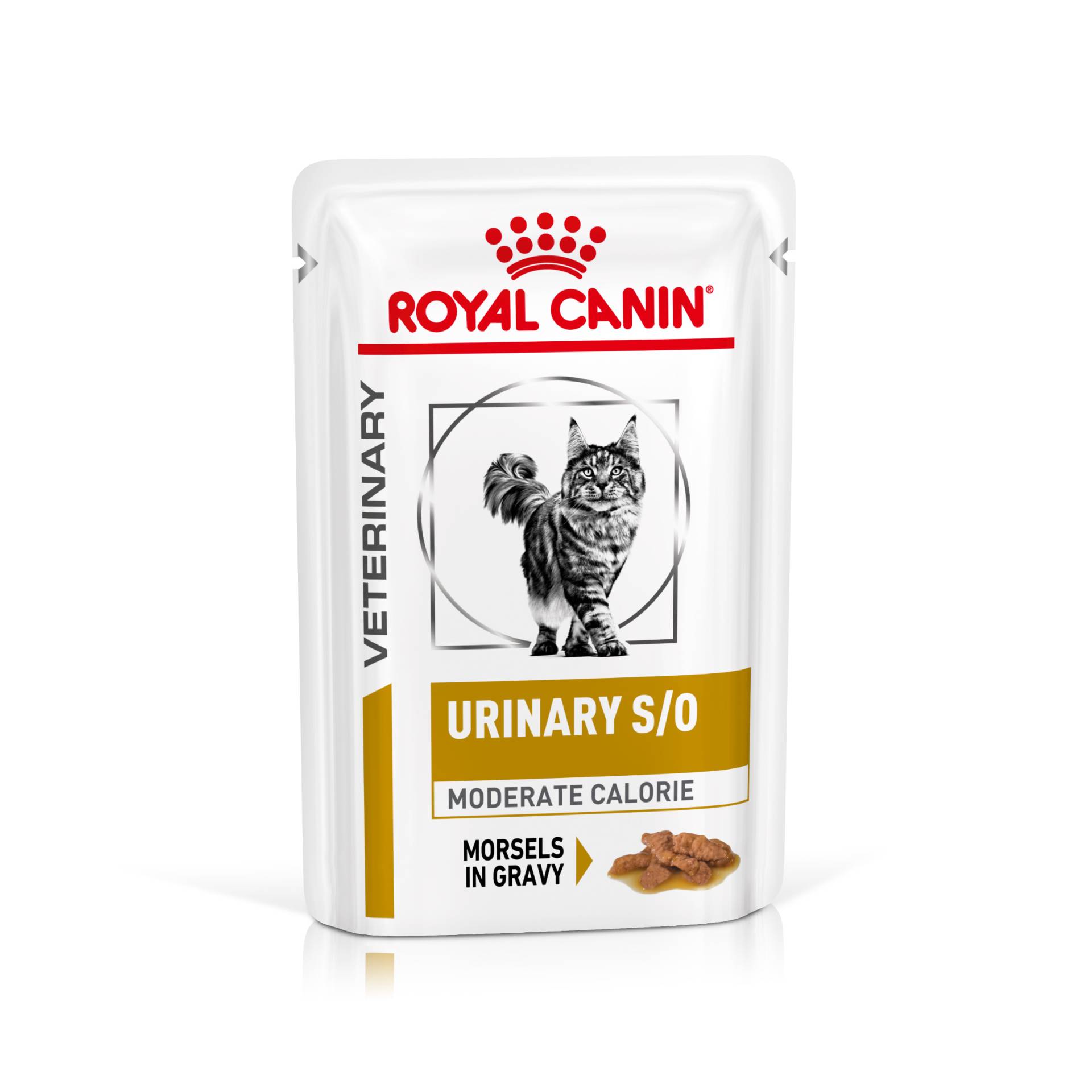 Royal Canin Veterinary Feline Urinary S/O Moderate Calorie in Soße - Sparpaket: 24 x 85 g von Royal Canin Veterinary Diet