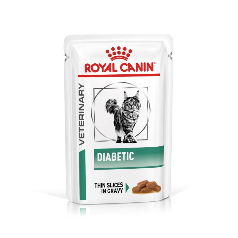 Royal Canin Veterinary Feline Diabetic in Soße - Sparpaket: 24 x 85 g von Royal Canin Veterinary Diet