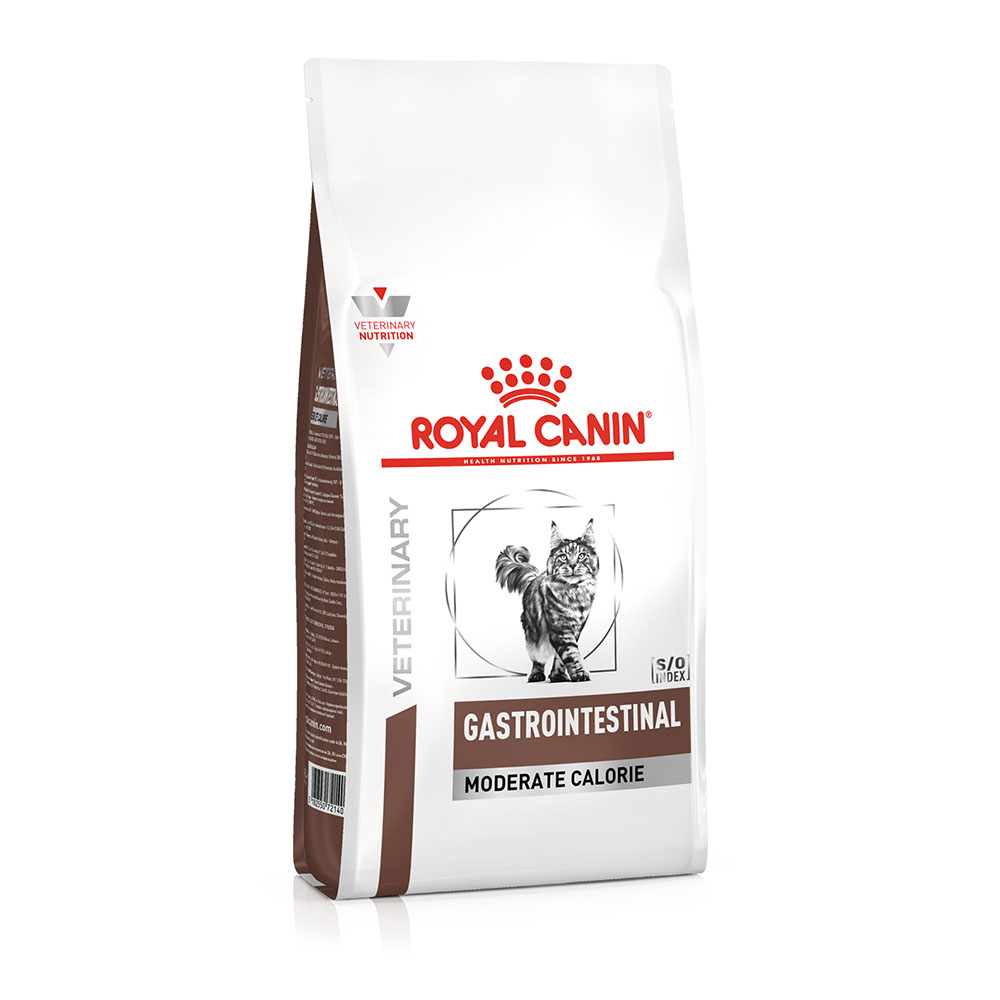 Royal Canin Veterinary Feline Gastrointestinal Moderate Calorie Sparpaket: 2 x 4 kg von Royal Canin Veterinary Diet