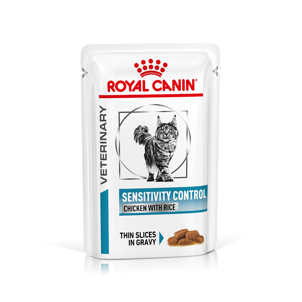 Royal Canin Veterinary Feline Sensitivity Control Huhn & Reis in Soße  - Sparpaket: 24 x 85 g von Royal Canin Veterinary Diet