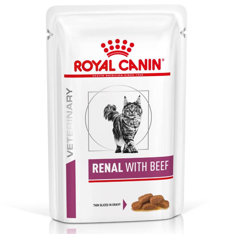 Sparpaket Royal Canin Veterinary 48 x 85 g - Renal Rind von Royal Canin Veterinary Diet