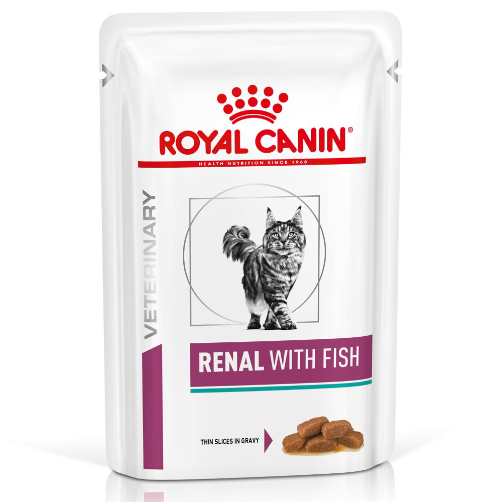 Sparpaket Royal Canin Veterinary 48 x 100 g / 85 g - Renal mit Fisch (48 x 85 g) von Royal Canin Veterinary Diet