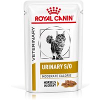 Sparpaket Royal Canin Veterinary 48 x 85/195 g - Urinary S/O Moderate Calorie (48 x 85 g) von Royal Canin Veterinary Diet