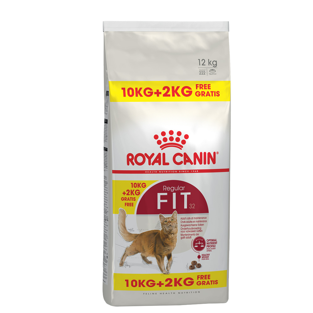 2 kg gratis! 12 kg Royal Canin im Bonusbag - Regular Fit von Royal Canin