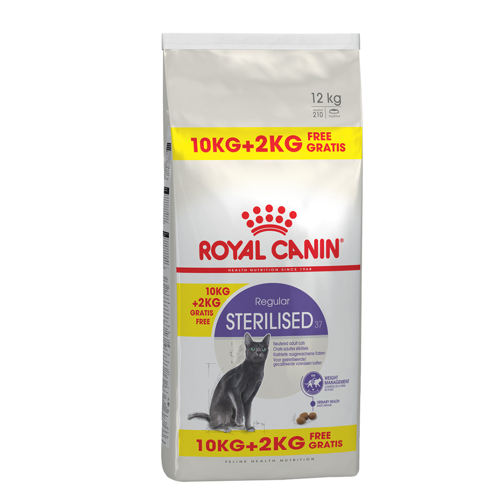 2 kg gratis! 12 kg Royal Canin im Bonusbag - Sterilised von Royal Canin