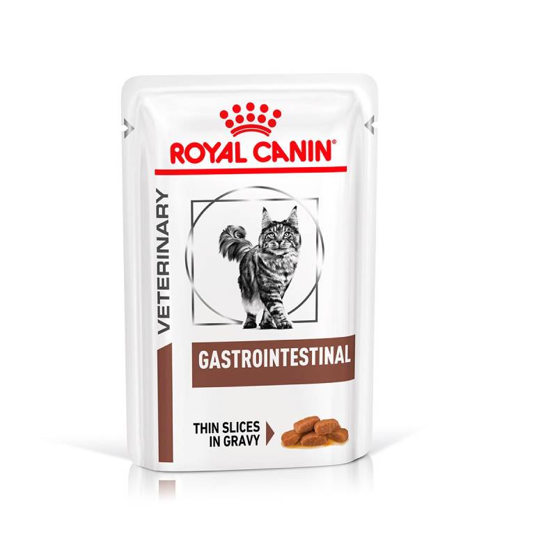 ROYAL CANIN® Veterinary GASTROINTESTINAL Nassfutter für Katzen 12x85g von Royal Canin