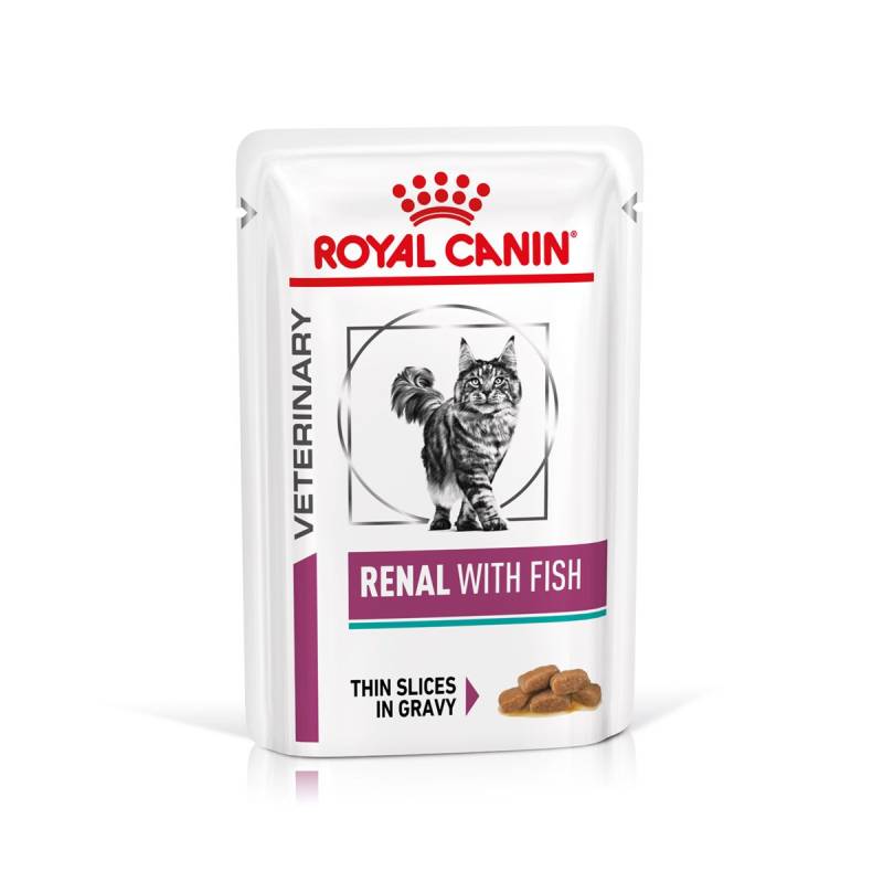 ROYAL CANIN® Veterinary RENAL FISCH Nassfutter für Katzen 12x85g von Royal Canin