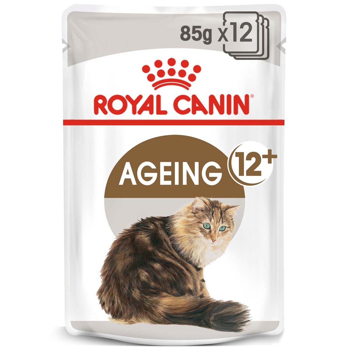 ROYAL CANIN AGEING 12+ in Soße Nassfutter für ältere Katzen 12x85g von Royal Canin