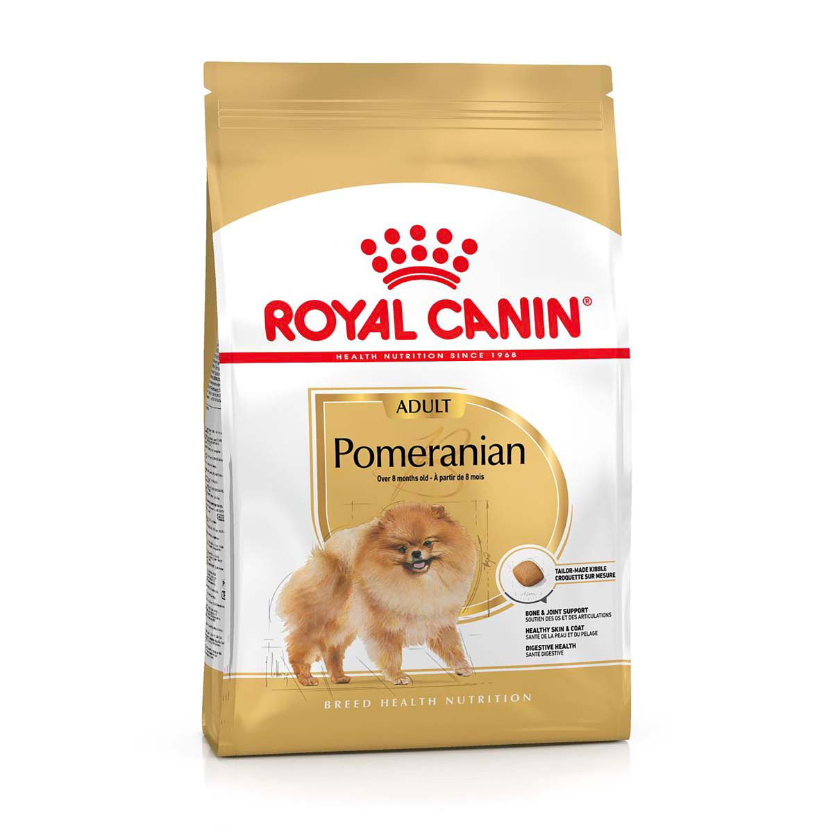 ROYAL CANIN POMERANIAN ADULT Trockennahrung für ausgewachsene Zwergspitze (>8 Monate) 1,5kg von Royal Canin