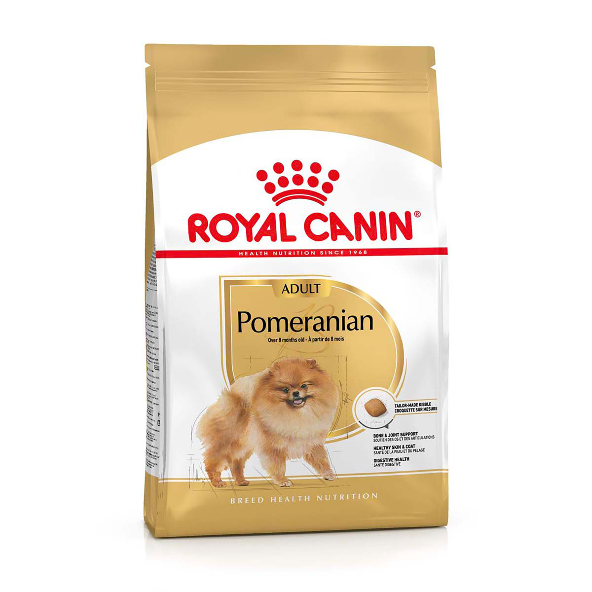 ROYAL CANIN POMERANIAN ADULT Trockennahrung für ausgewachsene Zwergspitze (>8 Monate) 3kg von Royal Canin