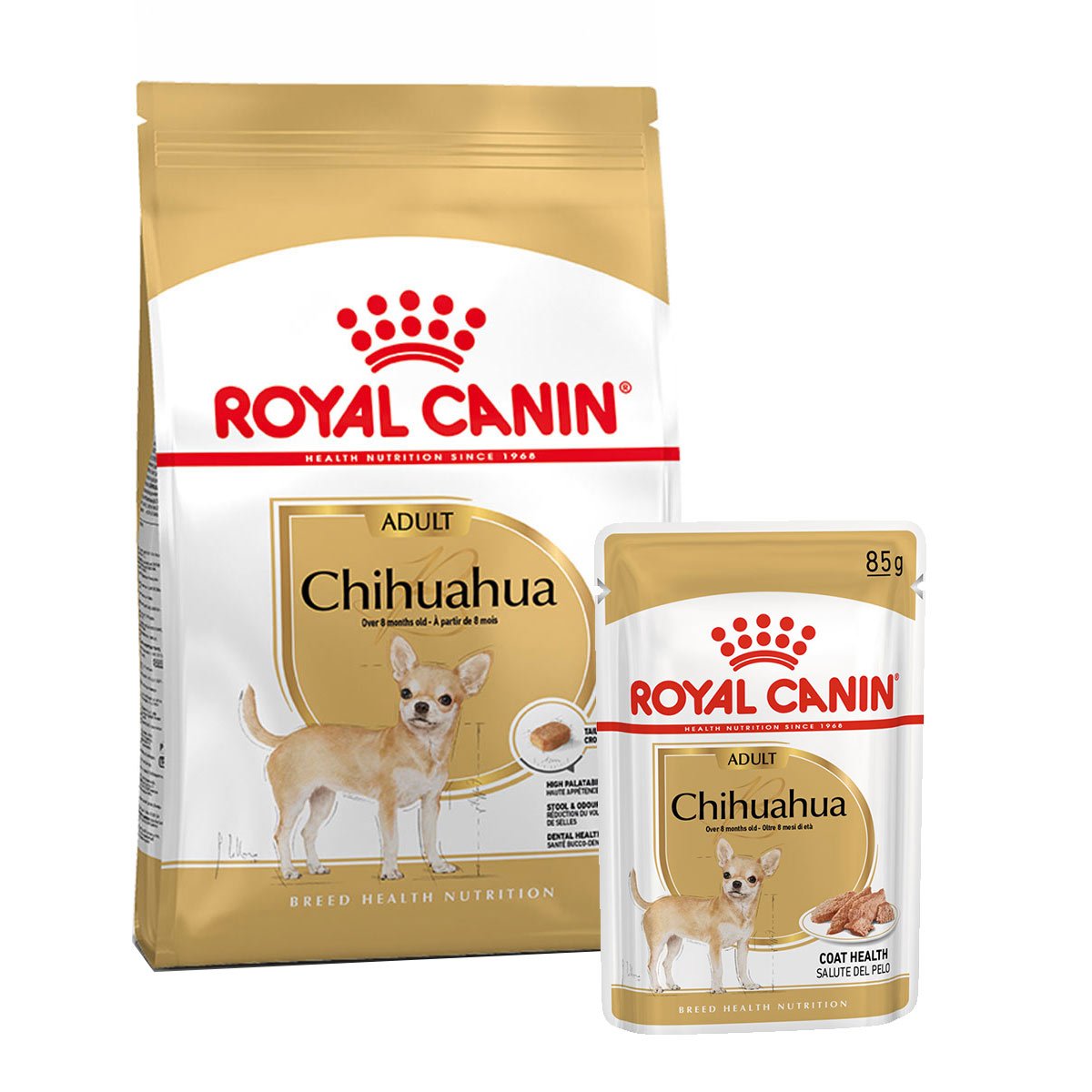 ROYAL CANIN Chihuahua Adult 3kg + Nassfutter 12x85g von Royal Canin
