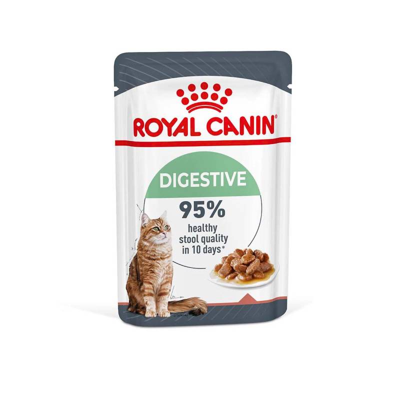 ROYAL CANIN DIGESTIVE CARE Feuchtnahrung für Katzen mit empfindlicher Verdauung 48x85g von Royal Canin