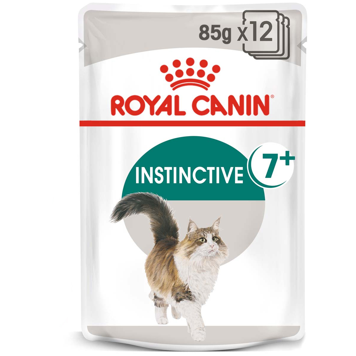 ROYAL CANIN INSTINCTIVE 7+ Nassfutter in Soße für ältere Katzen 12x85g von Royal Canin