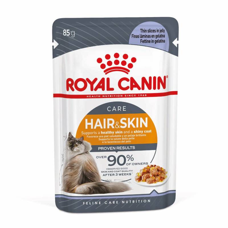 Royal Canin FCN Hair & Skin Jelly 12x85g von Royal Canin
