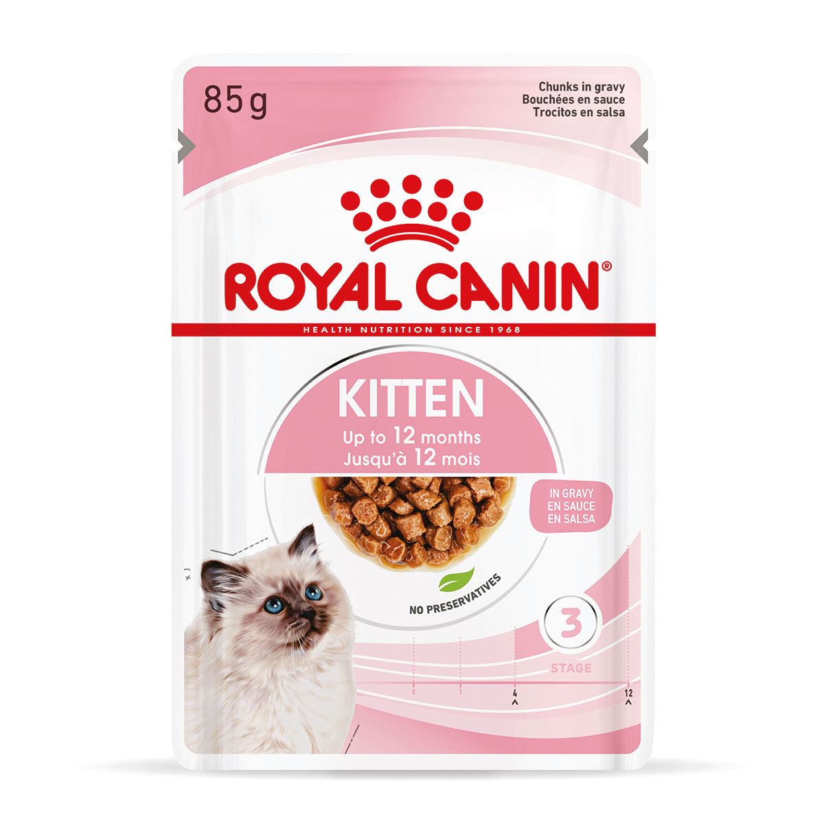 ROYAL CANIN KITTEN Nassfutter in Soße für Kätzchen 12x85g ROYAL CANIN KITTEN Nassfutter in Soße für Kätzchen 12x85g von Royal Canin