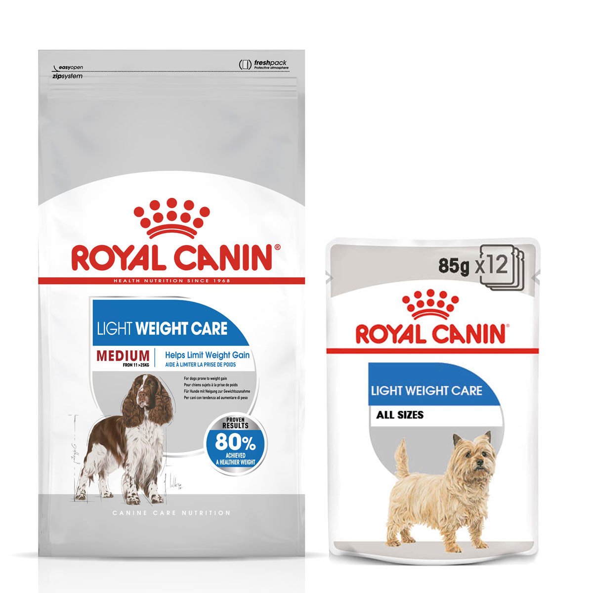ROYAL CANIN LIGHT WEIGHT CARE MEDIUM 3kg + Mousse 12x85g von Royal Canin
